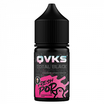 Ароматизатор QVKS TOTAL BLACK KONSTRUKT "Персик Мята" (на 30мл)